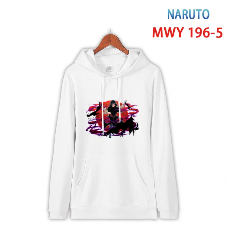 Naruto Long sleeve hooded patch pocket cotton sweatshirt from S to 4XL  MWY 196 5