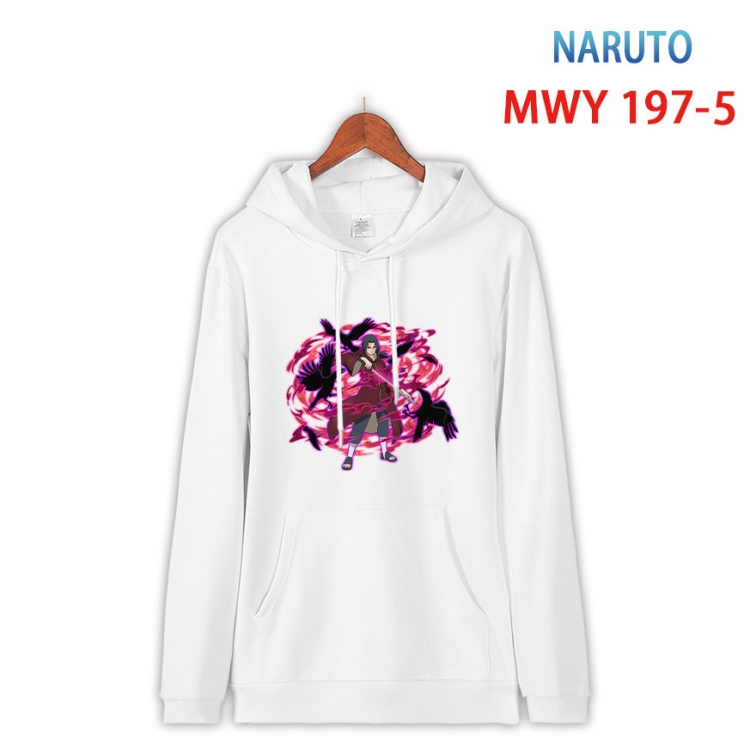 Naruto Long sleeve hooded patch pocket cotton sweatshirt from S to 4XL  MWY 197 5