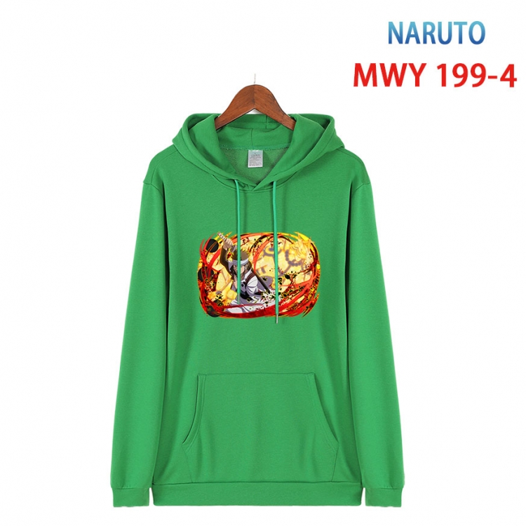 Naruto Long sleeve hooded patch pocket cotton sweatshirt from S to 4XL  MWY 199 4