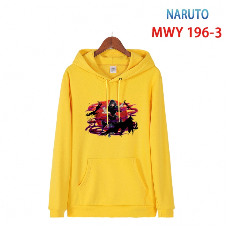 Naruto Long sleeve hooded patch pocket cotton sweatshirt from S to 4XL  MWY 196 3