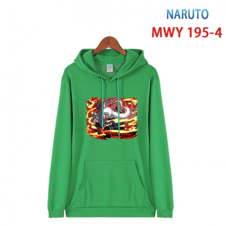 Naruto Long sleeve hooded patch pocket cotton sweatshirt from S to 4XL  MWY 195 4