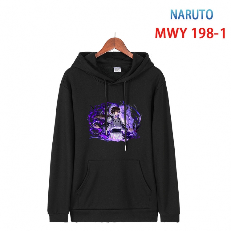 Naruto Long sleeve hooded patch pocket cotton sweatshirt from S to 4XL MWY 198 1