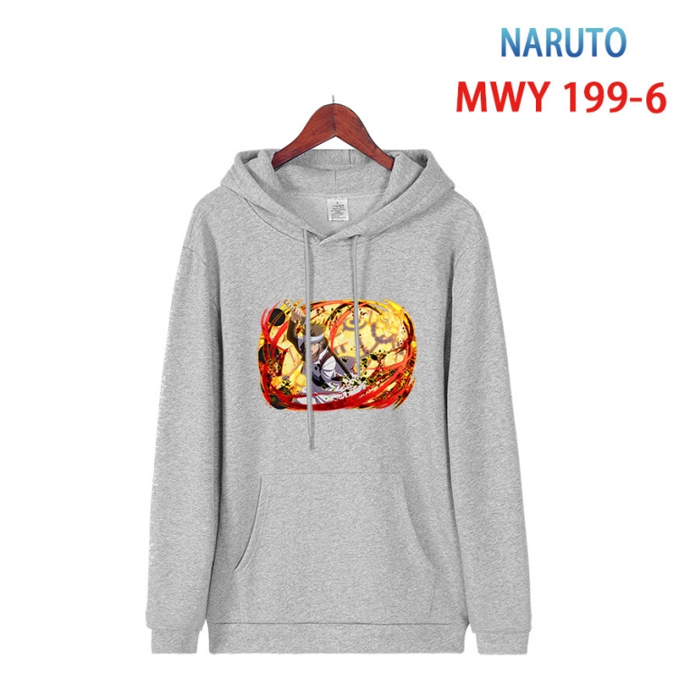 Naruto Long sleeve hooded patch pocket cotton sweatshirt from S to 4XL  MWY 199 6