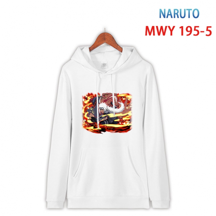 Naruto Long sleeve hooded patch pocket cotton sweatshirt from S to 4XL  MWY 195 5