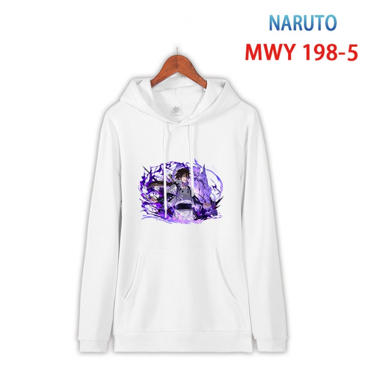 Naruto Long sleeve hooded patch pocket cotton sweatshirt from S to 4XL MWY 198 5