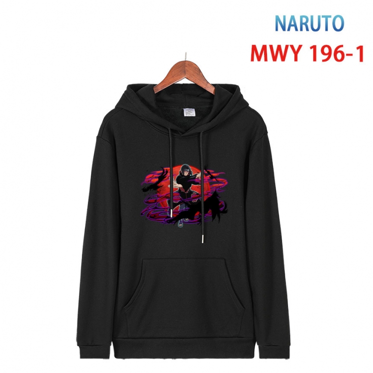 Naruto Long sleeve hooded patch pocket cotton sweatshirt from S to 4XL  MWY 196 1