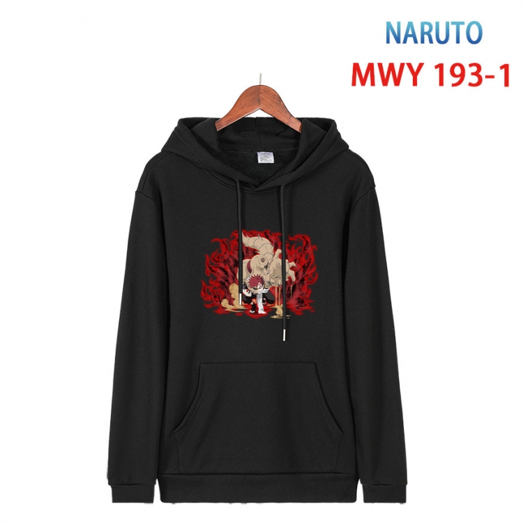 Naruto Long sleeve hooded patch pocket cotton sweatshirt from S to 4XL MWY 193 1