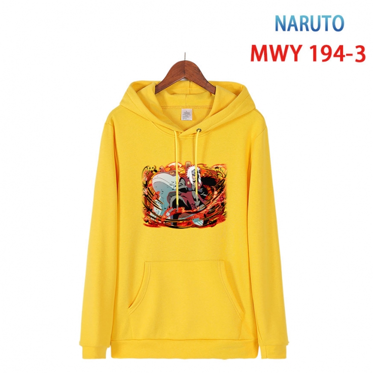 Naruto Long sleeve hooded patch pocket cotton sweatshirt from S to 4XL MWY 194 3