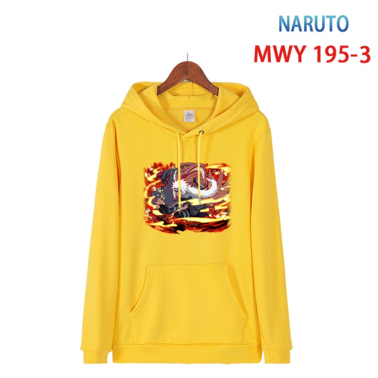 Naruto Long sleeve hooded patch pocket cotton sweatshirt from S to 4XL  MWY 195 3
