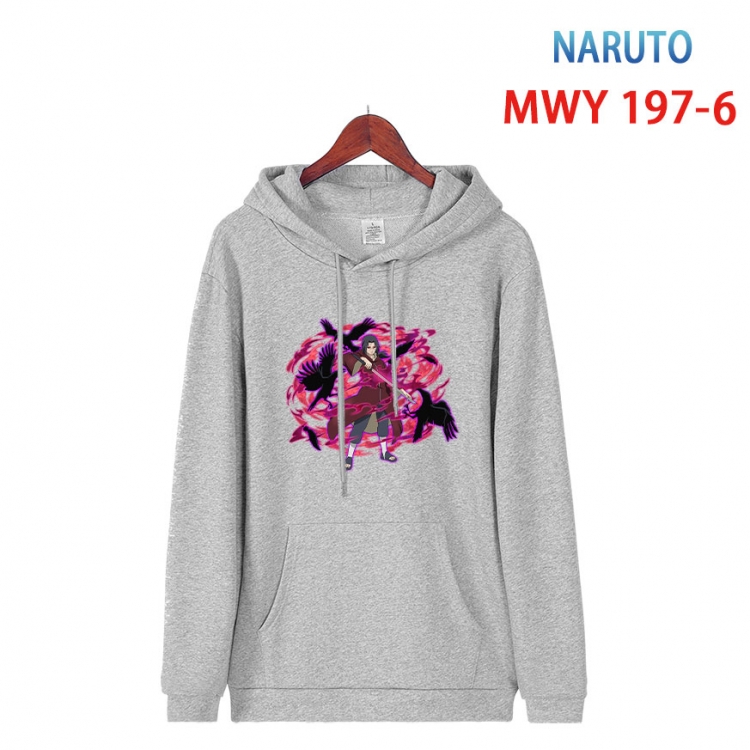 Naruto Long sleeve hooded patch pocket cotton sweatshirt from S to 4XL  MWY 197 6