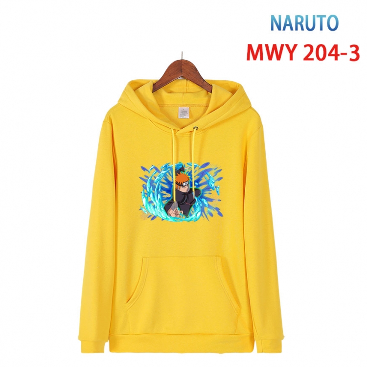 Naruto Long sleeve hooded patch pocket cotton sweatshirt from S to 4XL MWY 204 3