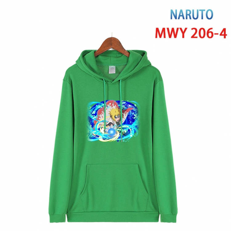Naruto Long sleeve hooded patch pocket cotton sweatshirt from S to 4XL MWY 206 4