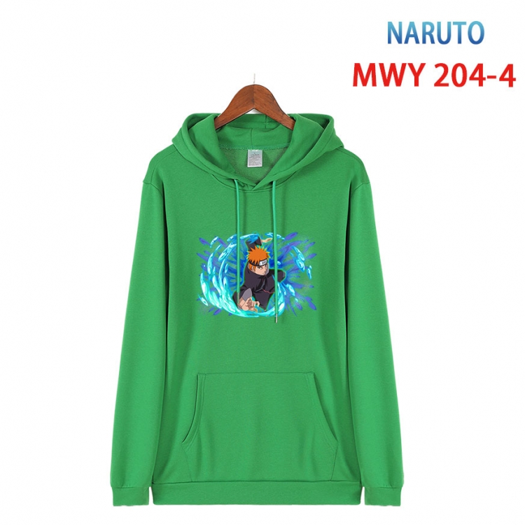 Naruto Long sleeve hooded patch pocket cotton sweatshirt from S to 4XL MWY 204 4