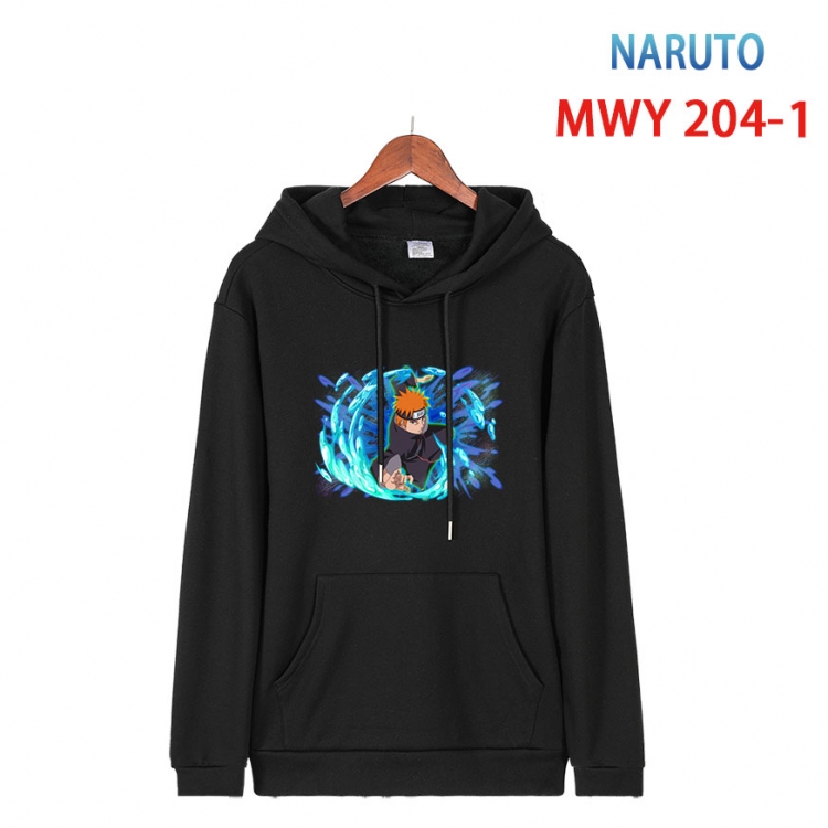 Naruto Long sleeve hooded patch pocket cotton sweatshirt from S to 4XL MWY 204 1