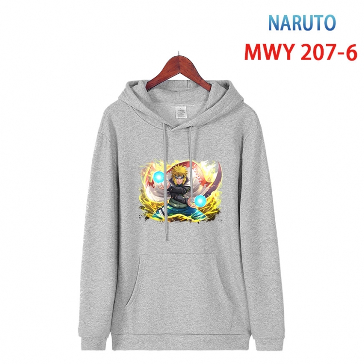 Naruto Long sleeve hooded patch pocket cotton sweatshirt from S to 4XL MWY 207 6