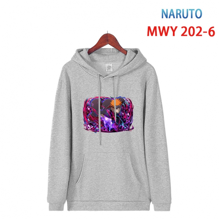 Naruto Long sleeve hooded patch pocket cotton sweatshirt from S to 4XL MWY 202 6
