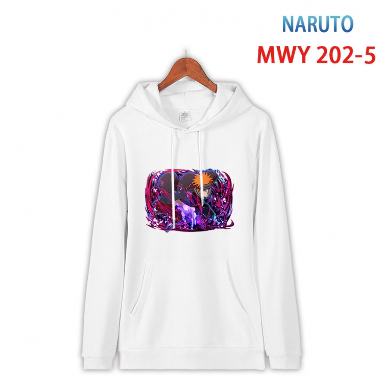 Naruto Long sleeve hooded patch pocket cotton sweatshirt from S to 4XL MWY 202 5