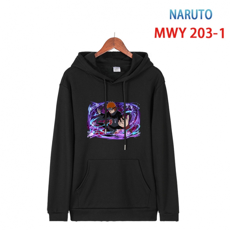 Naruto Long sleeve hooded patch pocket cotton sweatshirt from S to 4XL MWY 203 1