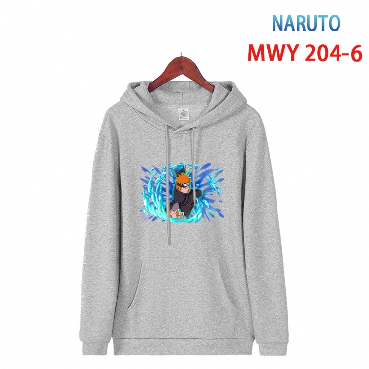 Naruto Long sleeve hooded patch pocket cotton sweatshirt from S to 4XL  MWY 204 6