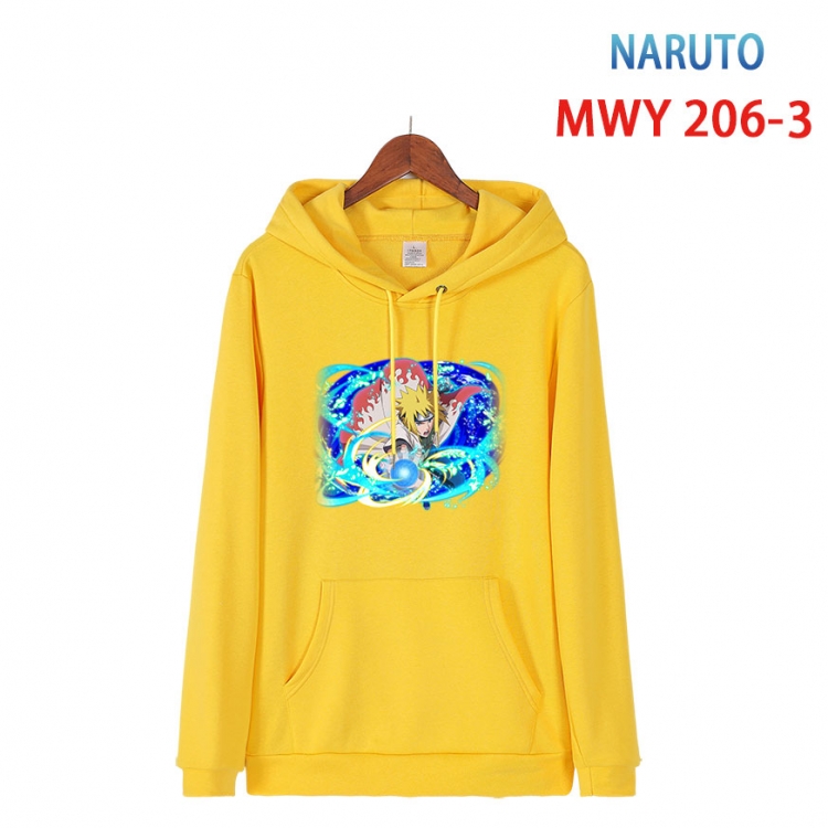 Naruto Long sleeve hooded patch pocket cotton sweatshirt from S to 4XL MWY 206 3