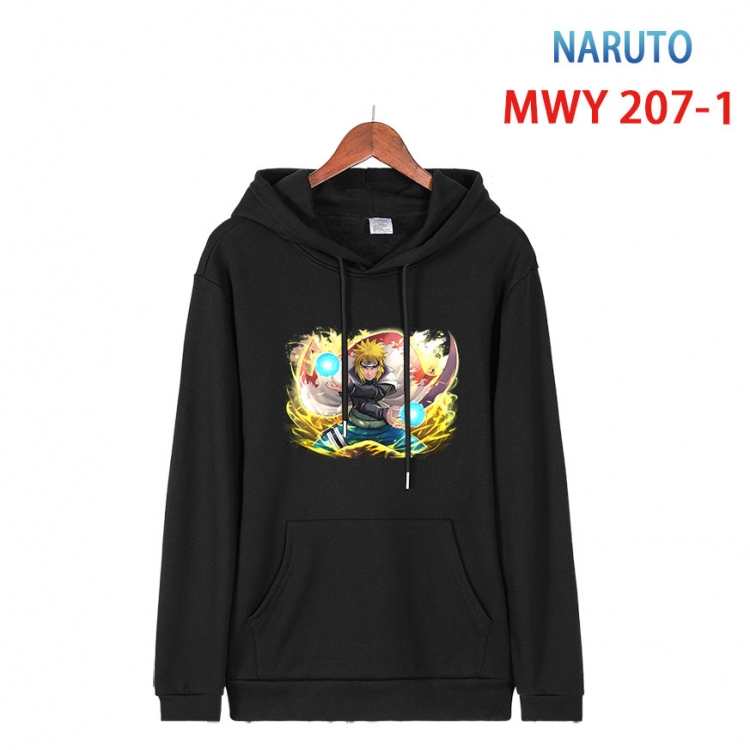 Naruto Long sleeve hooded patch pocket cotton sweatshirt from S to 4XL MWY 207 1