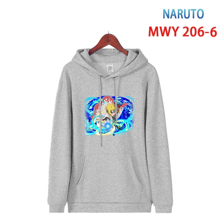 Naruto Long sleeve hooded patch pocket cotton sweatshirt from S to 4XL MWY 206 6