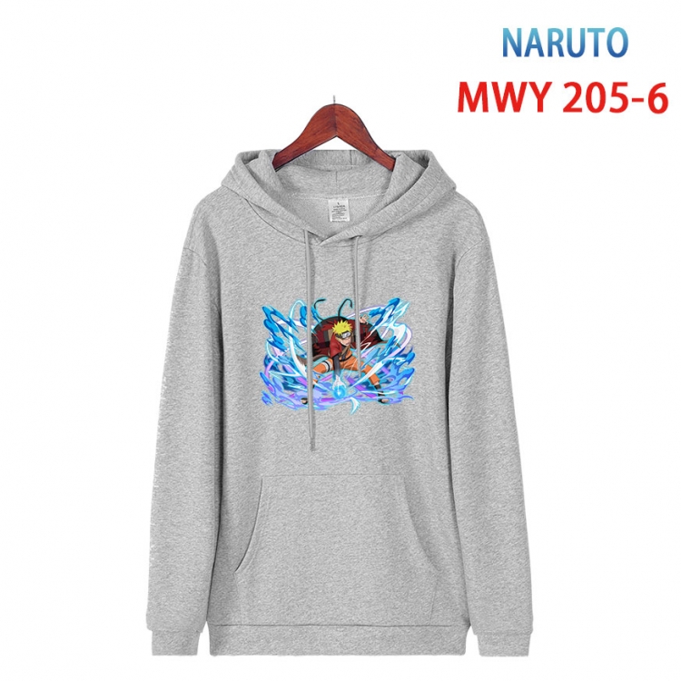 Naruto Long sleeve hooded patch pocket cotton sweatshirt from S to 4XL  MWY 205 6