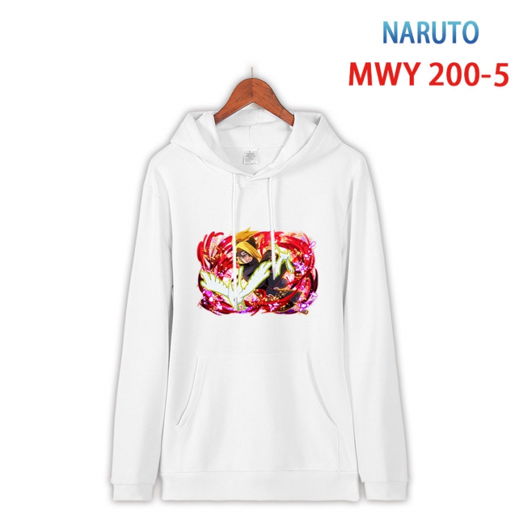 Naruto Long sleeve hooded patch pocket cotton sweatshirt from S to 4XL MWY 200 5