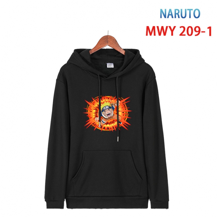 Naruto Long sleeve hooded patch pocket cotton sweatshirt from S to 4XL MWY 209 1