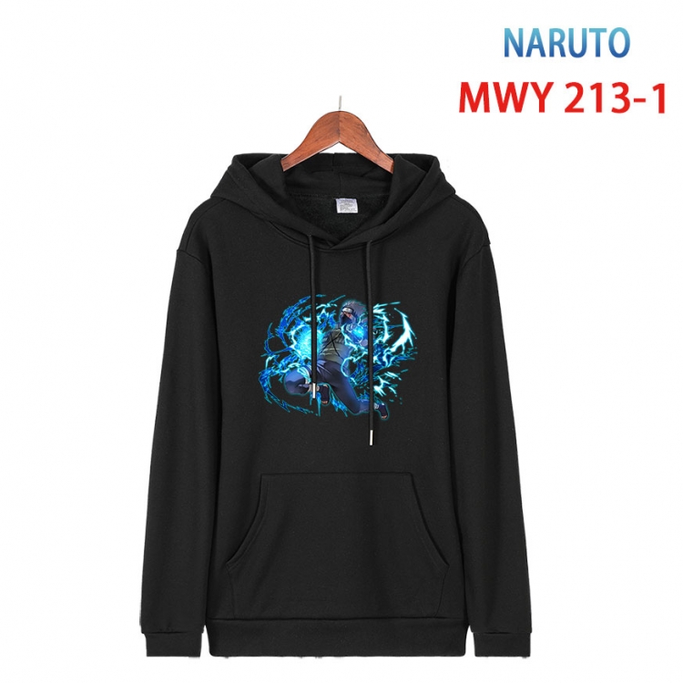 Naruto Long sleeve hooded patch pocket cotton sweatshirt from S to 4XL  MWY 213 1
