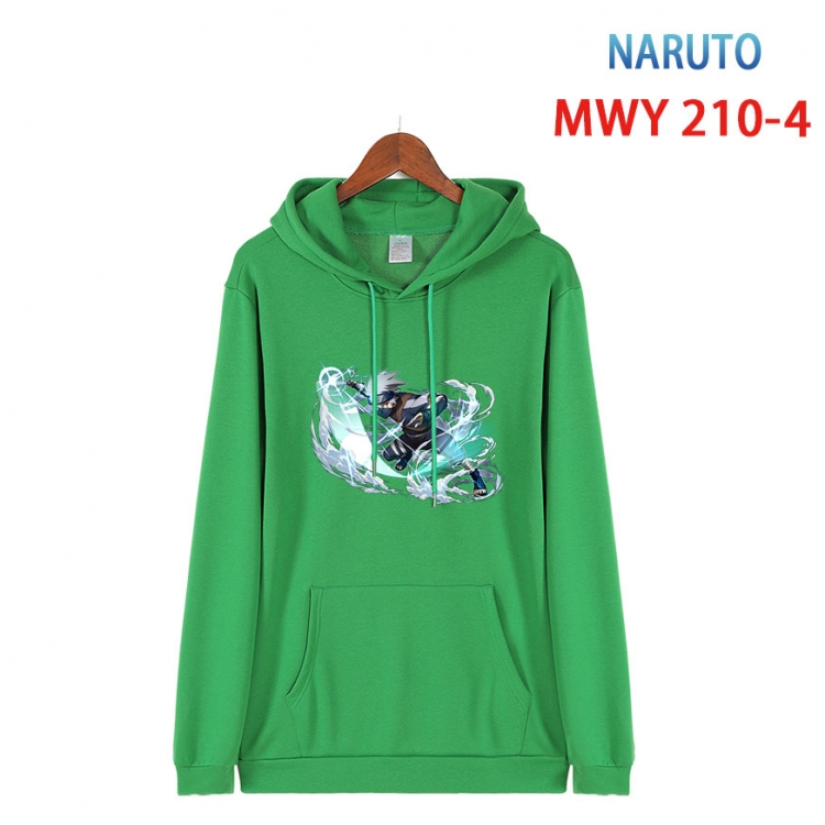 Naruto Long sleeve hooded patch pocket cotton sweatshirt from S to 4XL  MWY 210 4