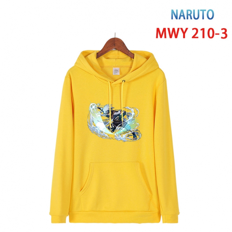 Naruto Long sleeve hooded patch pocket cotton sweatshirt from S to 4XL MWY 210 3