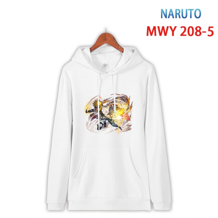 Naruto Long sleeve hooded patch pocket cotton sweatshirt from S to 4XL MWY 208 5