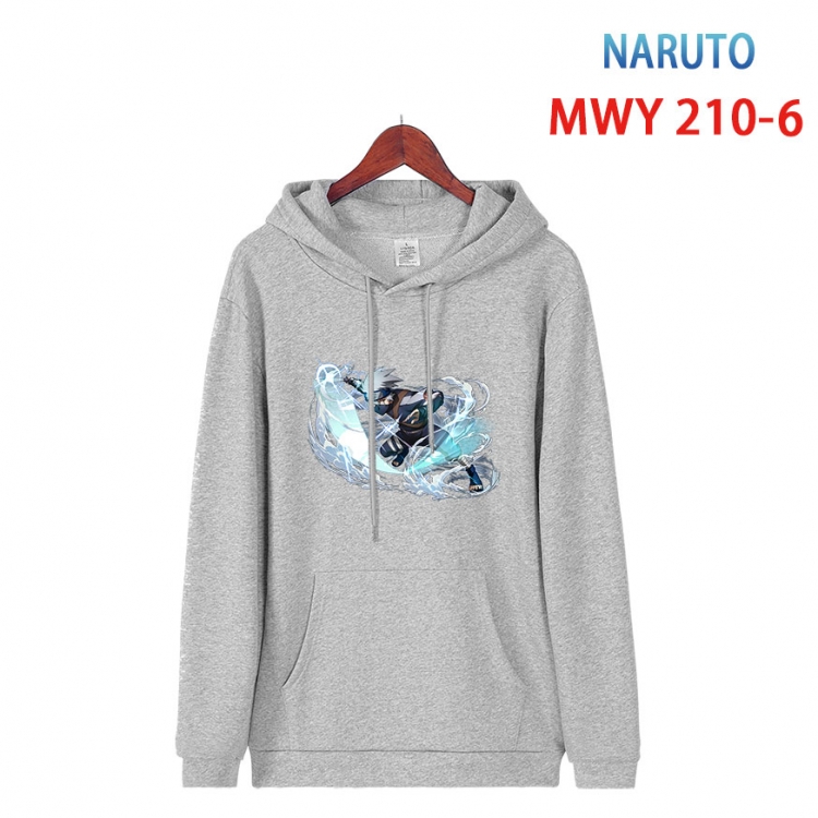 Naruto Long sleeve hooded patch pocket cotton sweatshirt from S to 4XL MWY 210 6