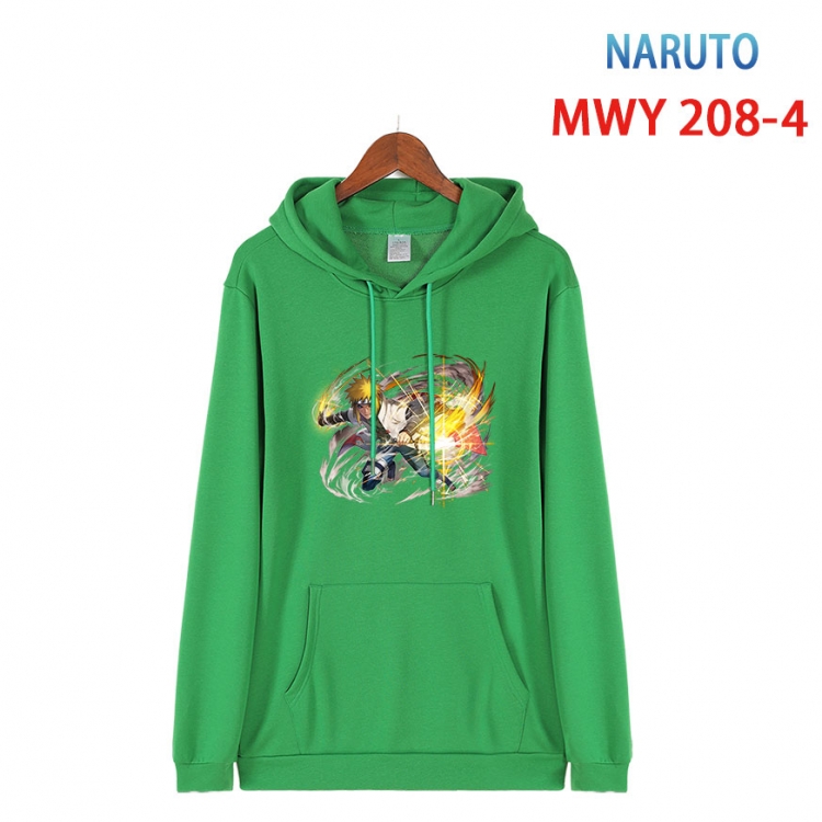Naruto Long sleeve hooded patch pocket cotton sweatshirt from S to 4XL  MWY 208 4