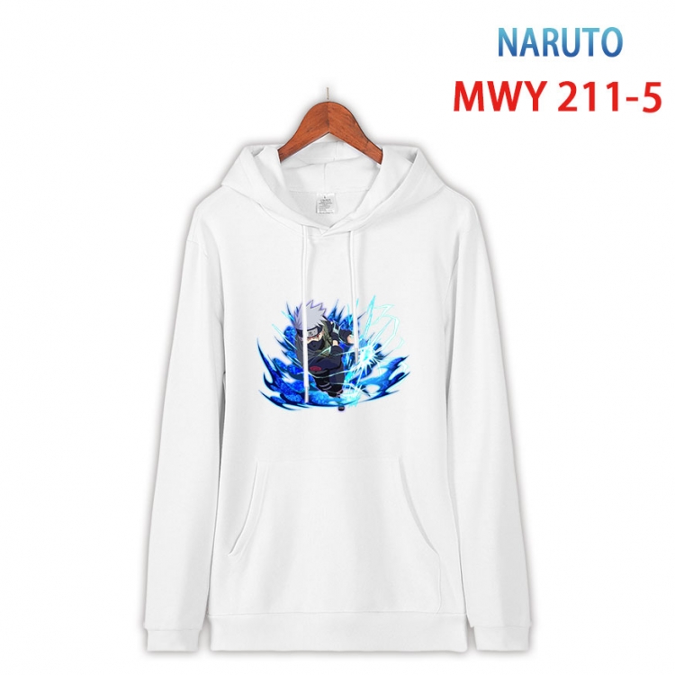 Naruto Long sleeve hooded patch pocket cotton sweatshirt from S to 4XL MWY 211 5