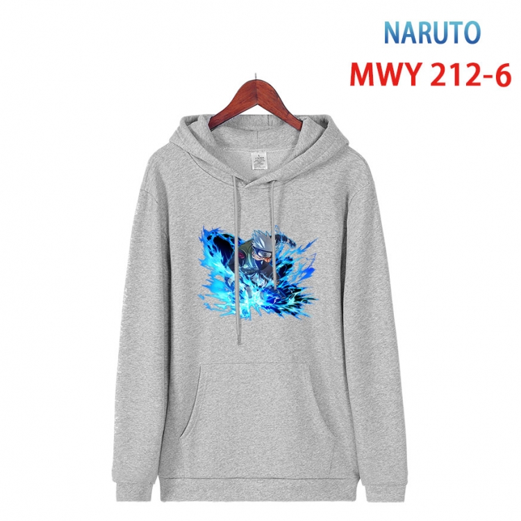 Naruto Long sleeve hooded patch pocket cotton sweatshirt from S to 4XL MWY 212 6