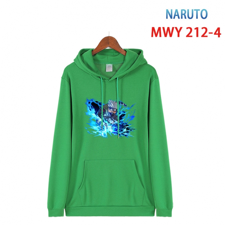 Naruto Long sleeve hooded patch pocket cotton sweatshirt from S to 4XL MWY 212 4