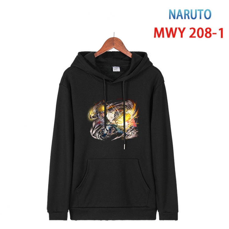 Naruto Long sleeve hooded patch pocket cotton sweatshirt from S to 4XL MWY 208 1