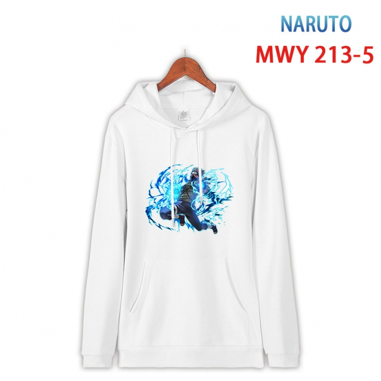 Naruto Long sleeve hooded patch pocket cotton sweatshirt from S to 4XL MWY 213 5