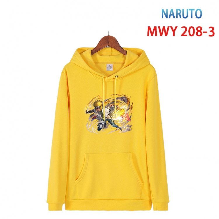 Naruto Long sleeve hooded patch pocket cotton sweatshirt from S to 4XL  MWY 208 3