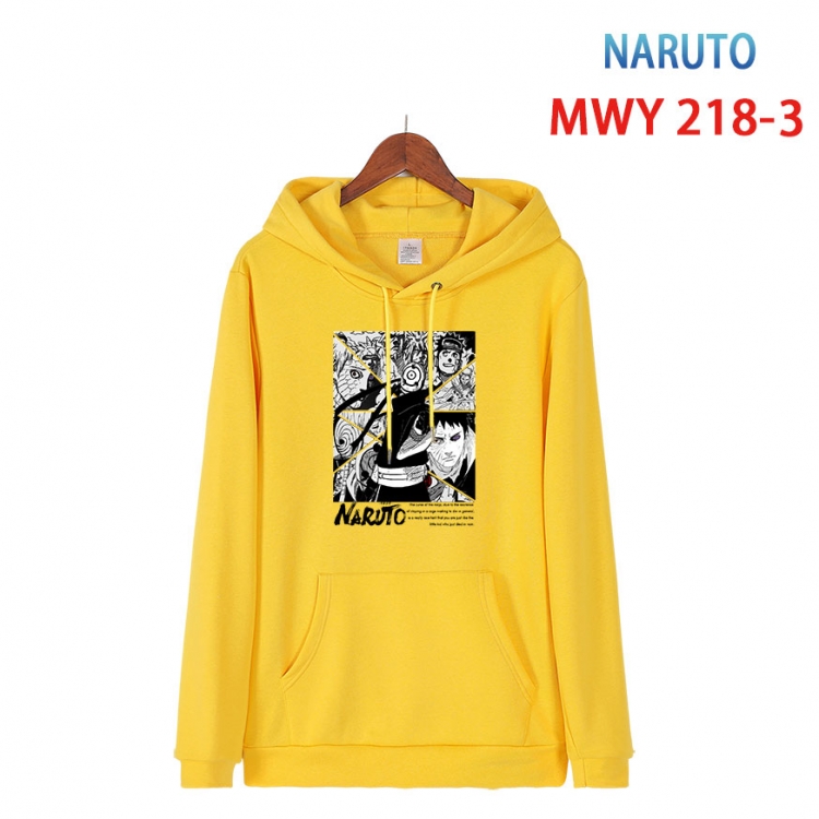 Naruto Long sleeve hooded patch pocket cotton sweatshirt from S to 4XL  MWY 218 3