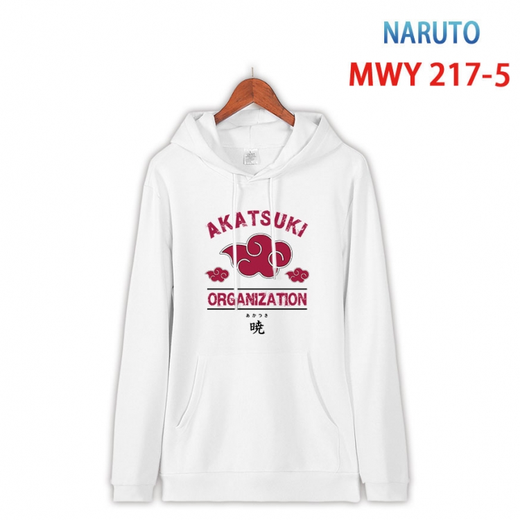 Naruto Long sleeve hooded patch pocket cotton sweatshirt from S to 4XL  MWY 217 5