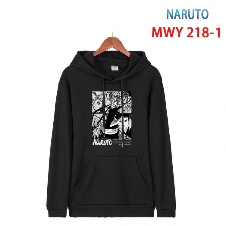 Naruto Long sleeve hooded patch pocket cotton sweatshirt from S to 4XL  MWY 218 1