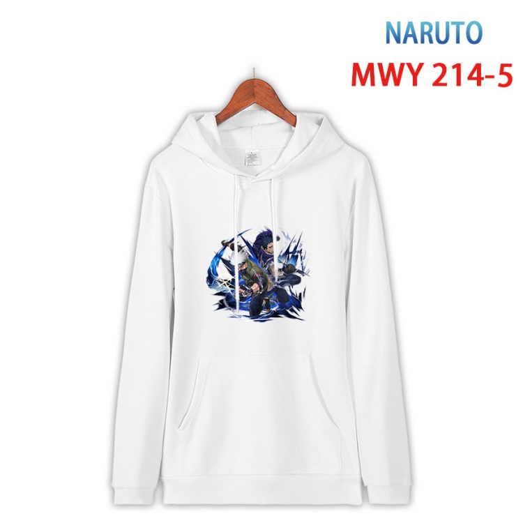 Naruto Long sleeve hooded patch pocket cotton sweatshirt from S to 4XL  MWY 214 5