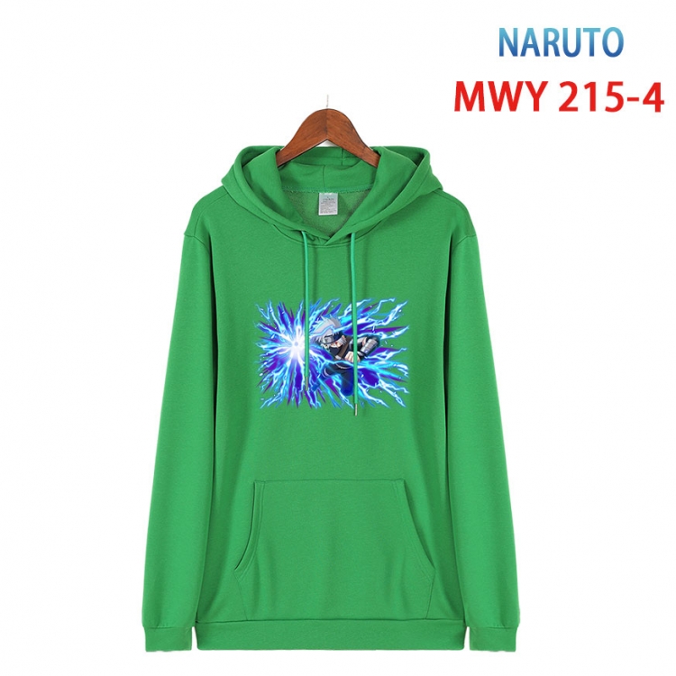 Naruto Long sleeve hooded patch pocket cotton sweatshirt from S to 4XL  MWY 215 4