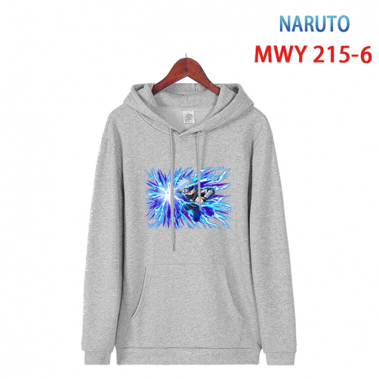 Naruto Long sleeve hooded patch pocket cotton sweatshirt from S to 4XL  MWY 215 6