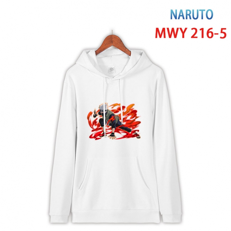 Naruto Long sleeve hooded patch pocket cotton sweatshirt from S to 4XL MWY 216 5