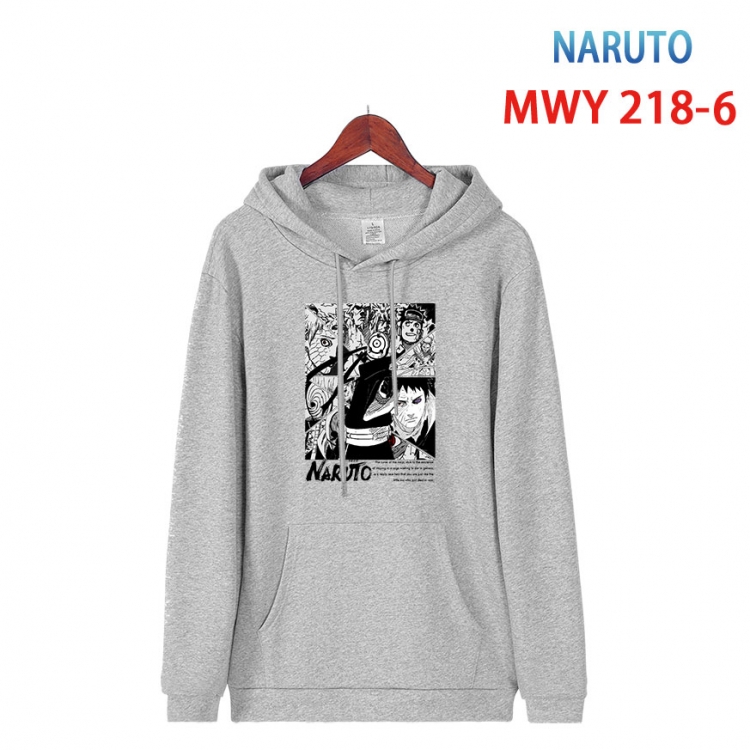 Naruto Long sleeve hooded patch pocket cotton sweatshirt from S to 4XL MWY 218 6