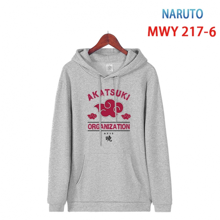 Naruto Long sleeve hooded patch pocket cotton sweatshirt from S to 4XL   MWY 217 6